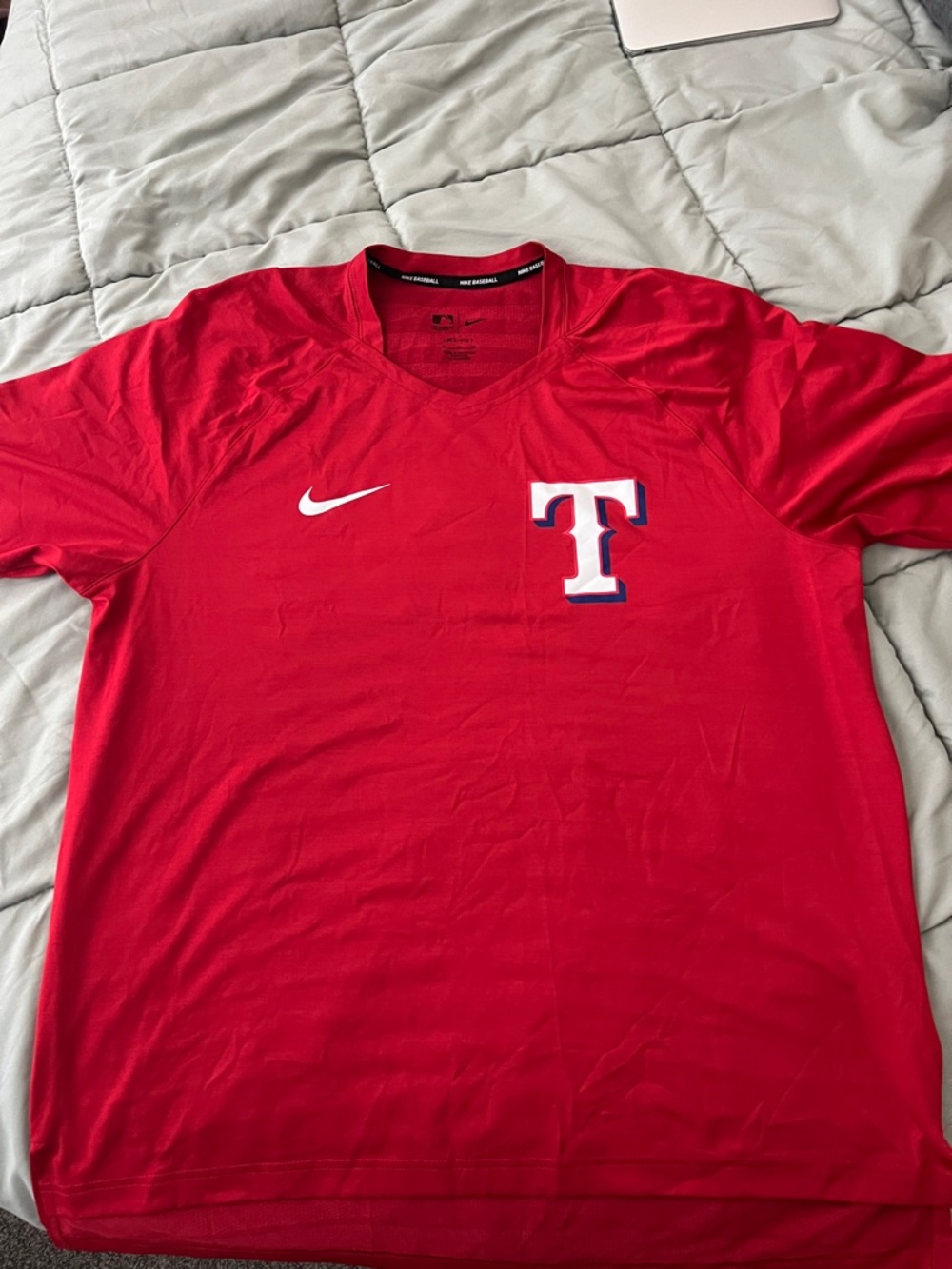 Nike Red Texas Rangers Performance Baseball Tee